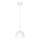 Pendente em cabo SOOL 1xE27/15W/230V, Ø 15 cm, branco