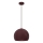 Pendente em cabo SOOL 1xE27/15W/230V Ø 27 cm bordô