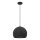 Pendente em cabo SOOL 1xE27/15W/230V Ø 27 cm preto