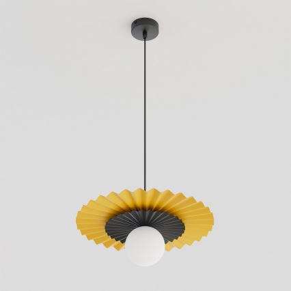 Pendente em cabo UMBRA 1xG9/8W/230V preto/laranja