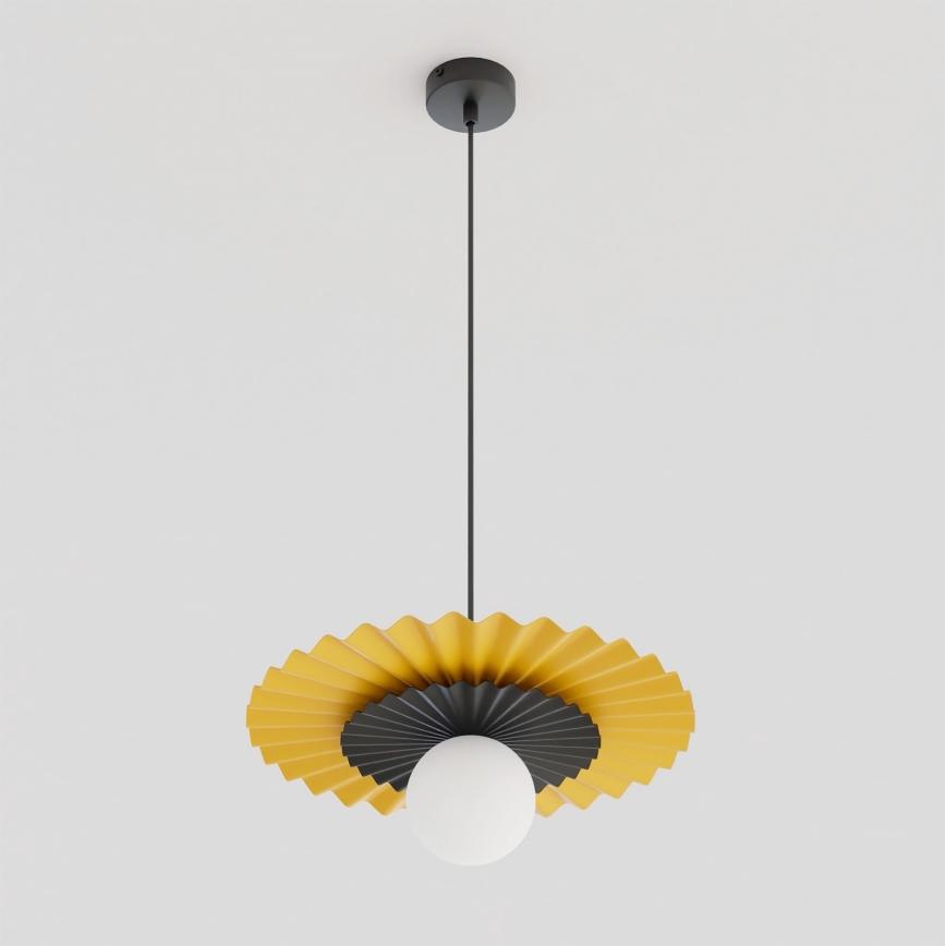 Pendente em cabo UMBRA 1xG9/8W/230V preto/laranja