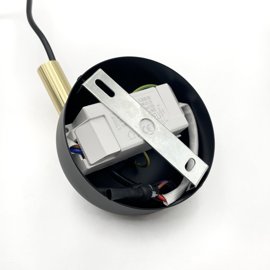 Pendente LED BONNIE com cabo LED/15W/230V 3000K, preto