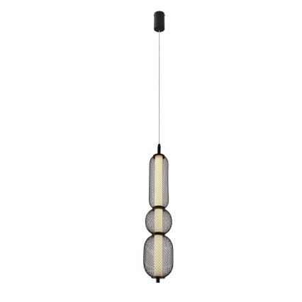 Pendente LED suspenso por cabo PUMA LED/15W/230V Ø 14 cm preto