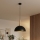 Pendente NAUTICA em cabo, 1xGX53/12W/230V, preto