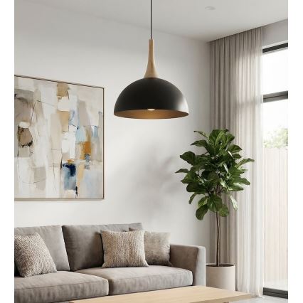 Pendente NAUTICA em cabo, 1xGX53/12W/230V, preto