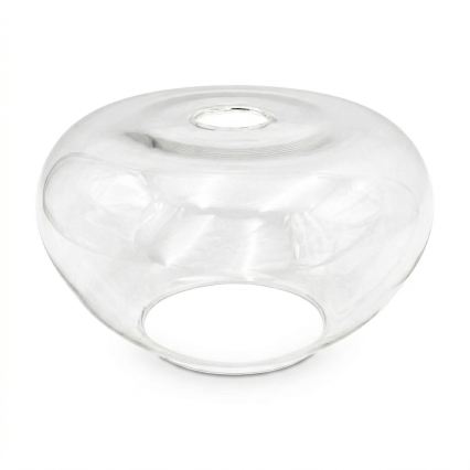 Pendente suspenso por cabo FLO 1xE27/15W/230V, acabamento cromado brilhante/vidro transparente