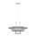 Pendente suspenso por cabo PLATO 1xE27/15W/230V branco