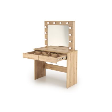 Penteadeira AMORIO em carvalho Artisan