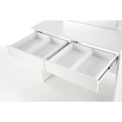 Penteadeira com iluminação LED HOLLYWOOD 140x94 cm branca