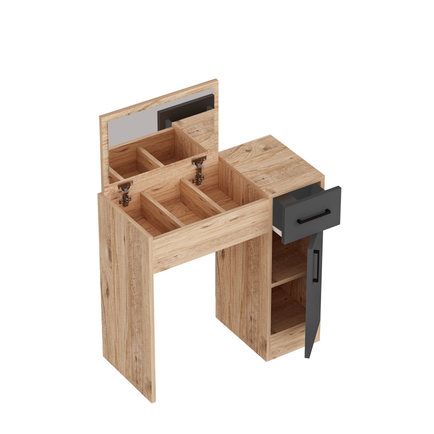 Penteadeira INCI 108,8x77 cm pinho atlântico/antracite