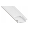 Perfil de embutir para fita LED 1 m branco