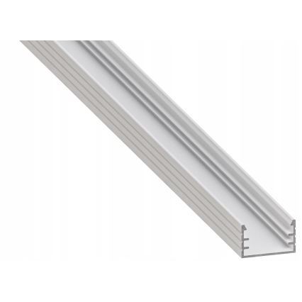 Perfil de embutir para fitas LED 1 m branco