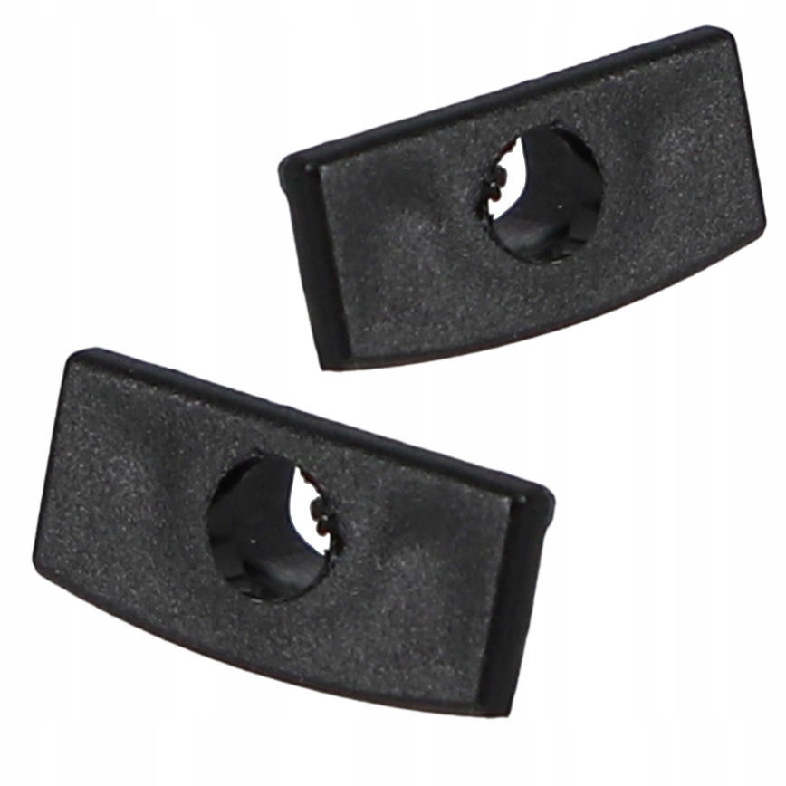 Perfil de embutir para fitas LED, 1 m — preto/branco