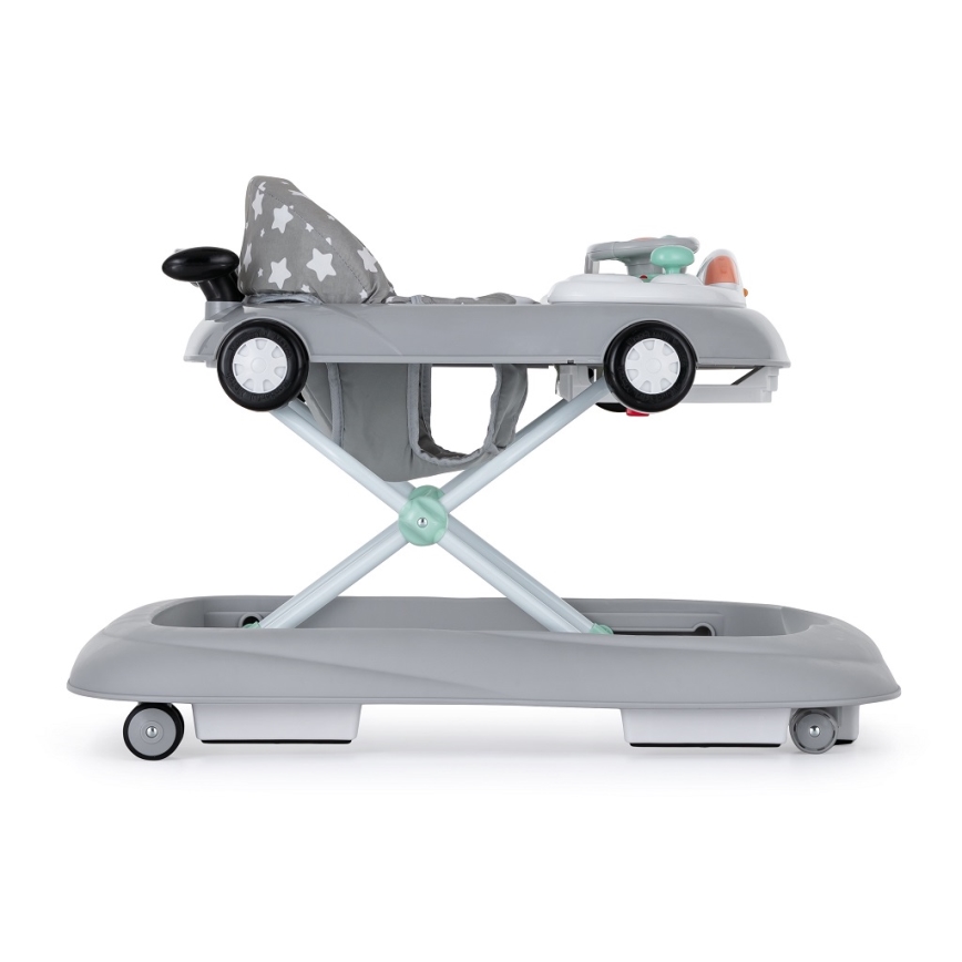 PETITE&MARS - Andador de bebés com melodia CABRIO cinzenta