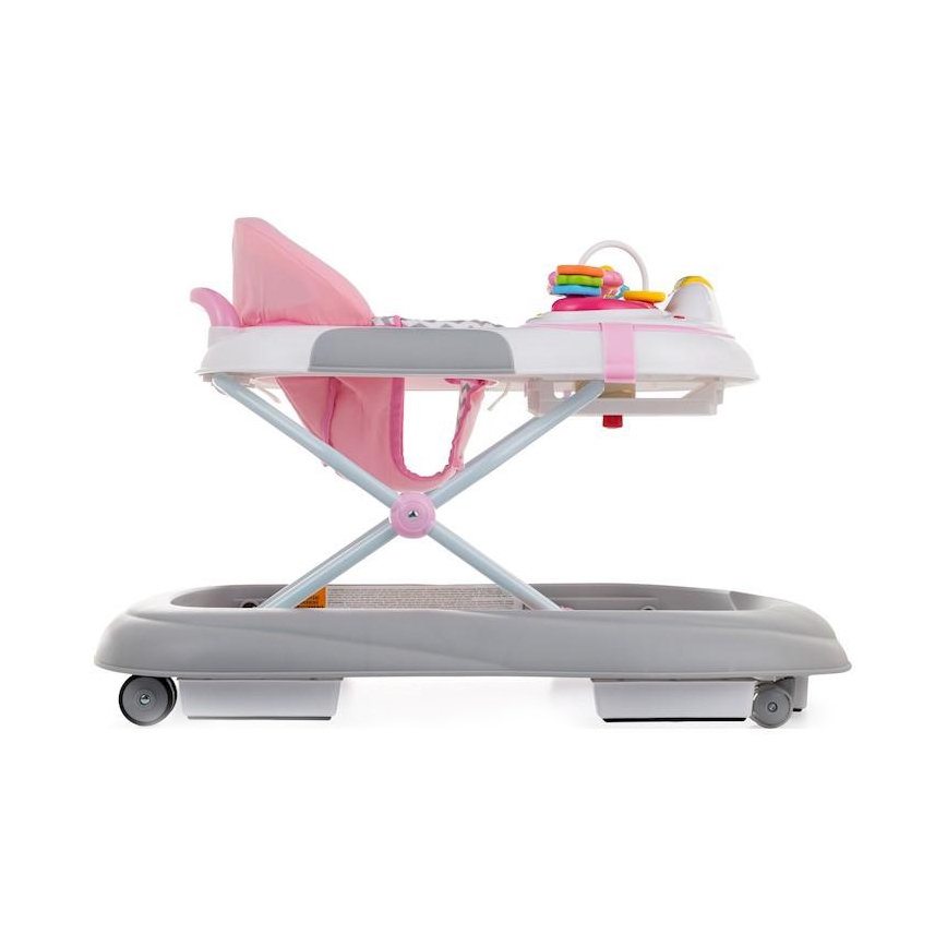 PETITE&MARS - Andador de bebés com melodia MONTY rosa