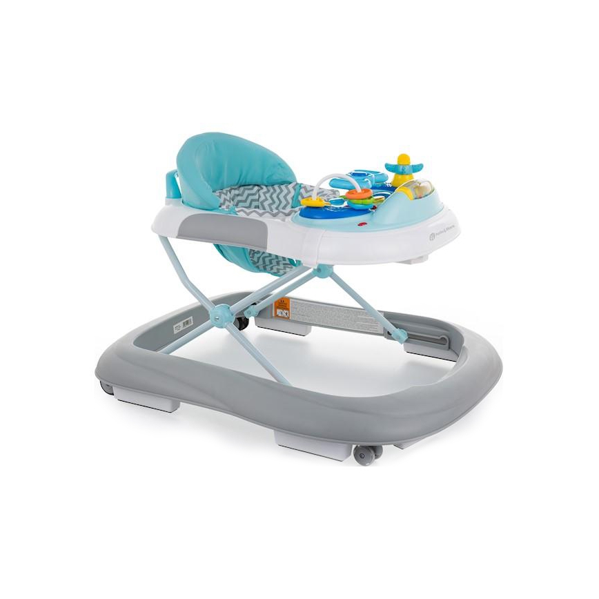 PETITE&MARS - Andarilho para bebés com uma melodia MONTY azul