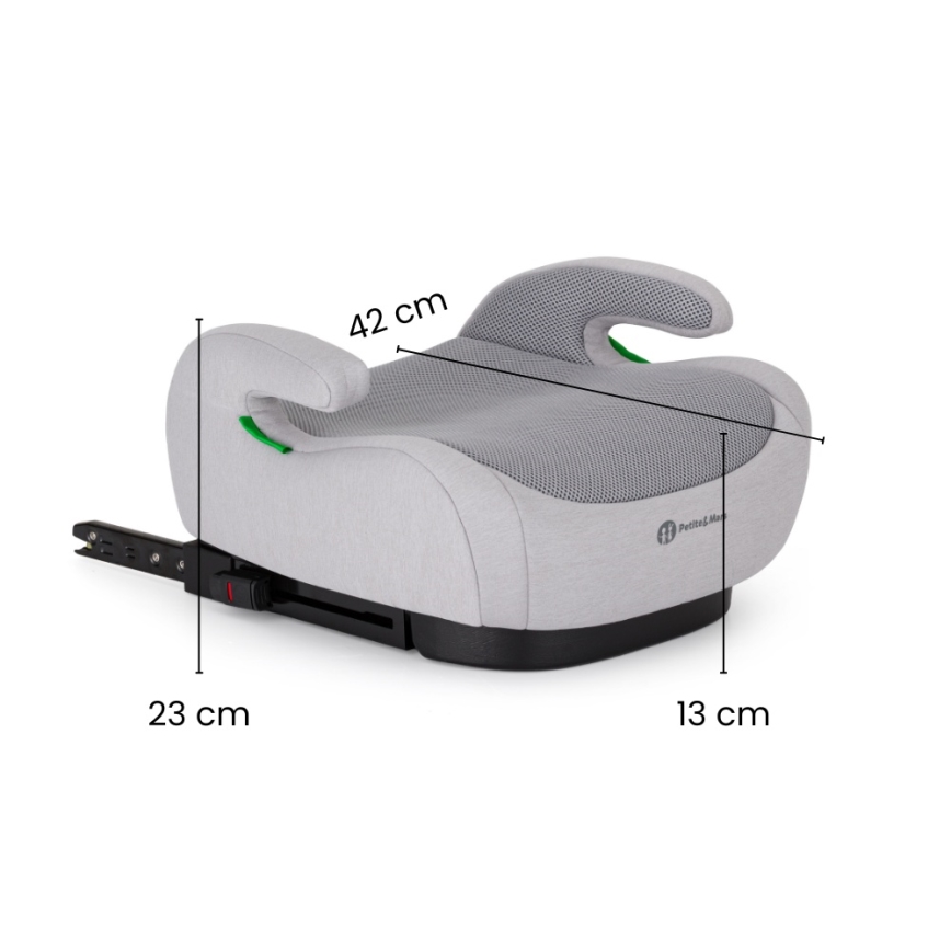 PETITE&MARS - Assento elevatório para automóvel OPTIMUS PRO i-Size Air 125-150 cm (22-36 kg) bege