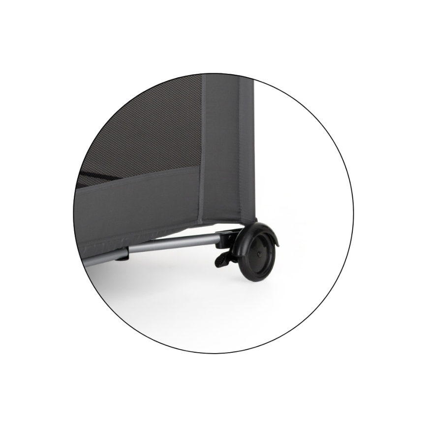PETITE&MARS - Berço de viagem NYJA Urban Jungle Charcoal