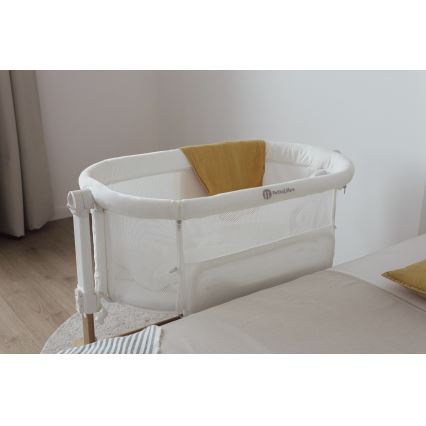 PETITE&MARS - Berço para bebés 2em1 GLORY cinzento