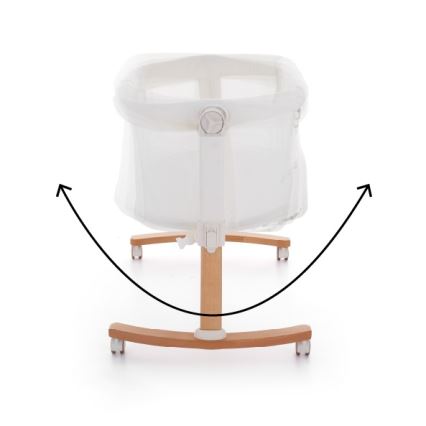 PETITE&MARS - Berço para bebés 2em1 GLORY cinzento