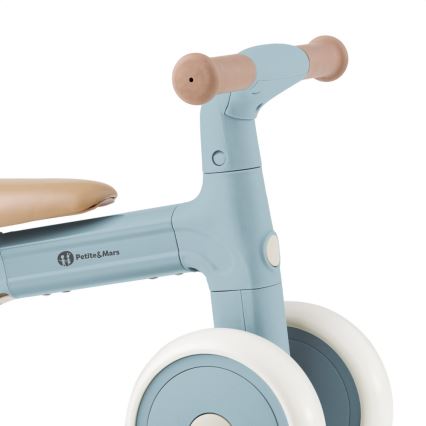 PETITE&MARS - Bicicleta de equilíbrio infantil 3 em 1 BINGO Stering Blue