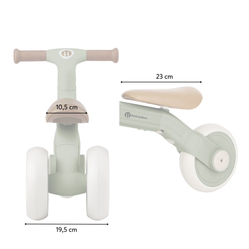 PETITE&MARS - Bicicleta de equilíbrio infantil 3 em 1 BINGO Stering Blue