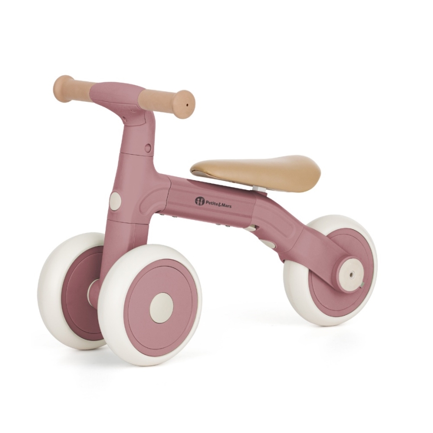 PETITE&MARS - Bicicleta sem pedais 3 em 1 BINGO Rosa Pó