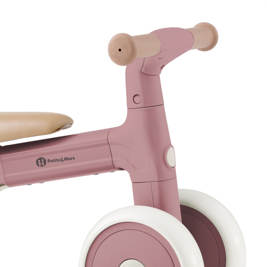 PETITE&MARS - Bicicleta sem pedais 3 em 1 BINGO Rosa Pó