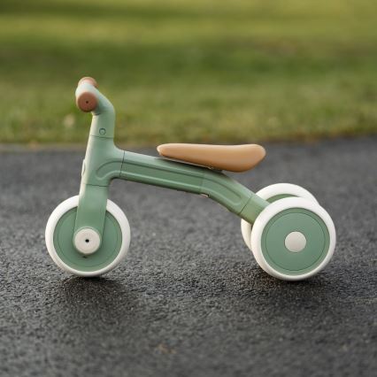 PETITE&MARS - Bicicleta sem pedais infantil 3 em 1 BINGO Sage Leaf