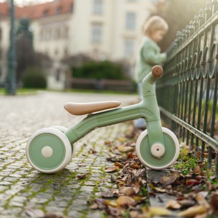 PETITE&MARS - Bicicleta sem pedais infantil 3 em 1 BINGO Sage Leaf