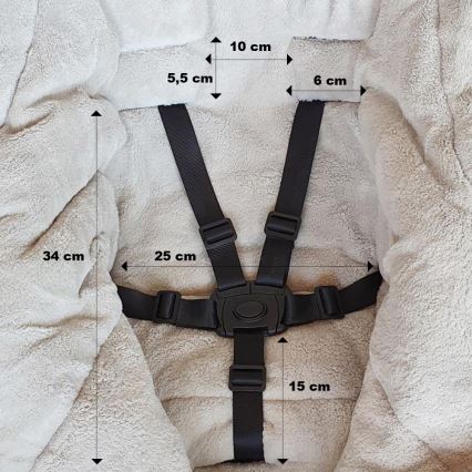 PETITE&MARS - Bolsa para bebé 3 em 1 JIBOT preto