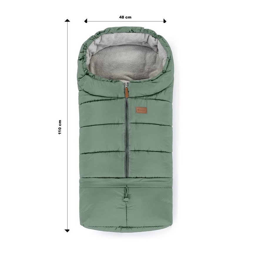 PETITE&MARS - Bolsa para bebé 3 em 1 JIBOT verde