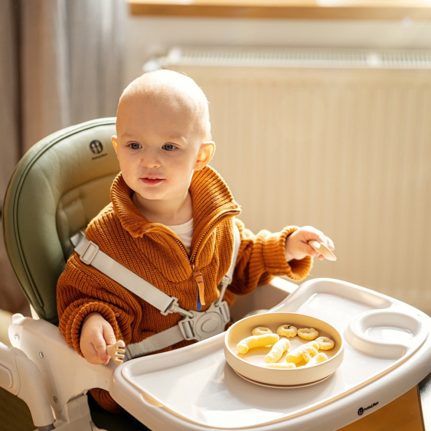 PETITE&MARS - Cadeira de refeição para criança GUSTO verde