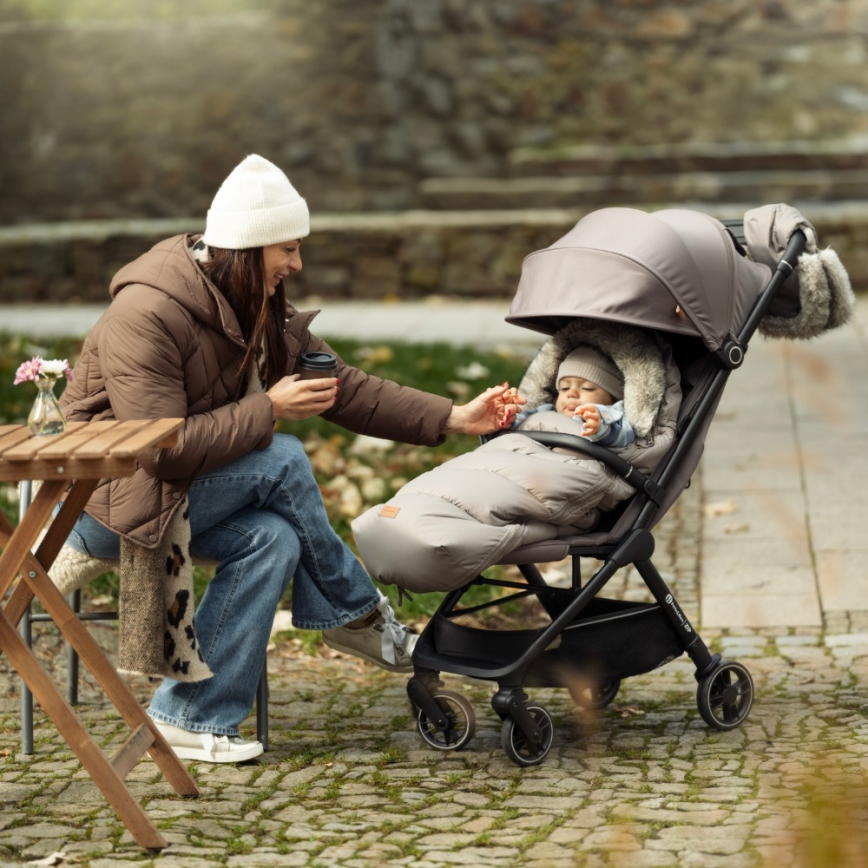 PETITE&MARS - Carrinho de passeio desportivo ZIP Velvet Grey