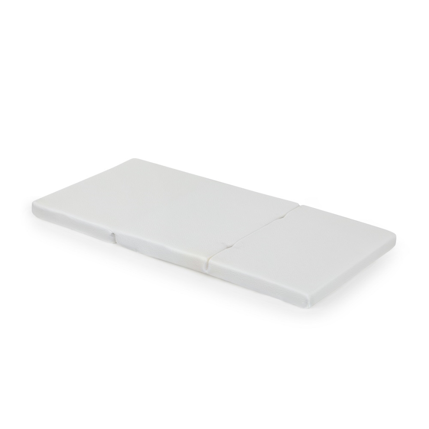 PETITE&MARS - Colchão de viagem dobrável FOLDIE 120x60 cm branco