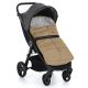 PETITE&MARS - CONJUNTO Protetor para pés para bebé 3em1 JIBOT + protetor para mãos para carrinho de passeio castanho