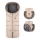 PETITE&MARS - CONJUNTO Saco-cama 4 em 1 ARCTIC + protetor para mãos para carrinho de passeio FURRY Rosa Petal