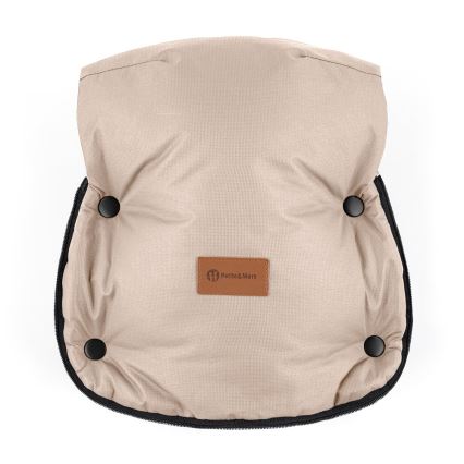 PETITE&MARS - CONJUNTO Saco-cama 4 em 1 ARCTIC + protetor para mãos para carrinho de passeio FURRY Rosa Petal