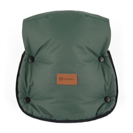 PETITE&MARS - CONJUNTO Saco para bebé 4 em 1 COMFY + manoplas para carrinho FURRY Caqui