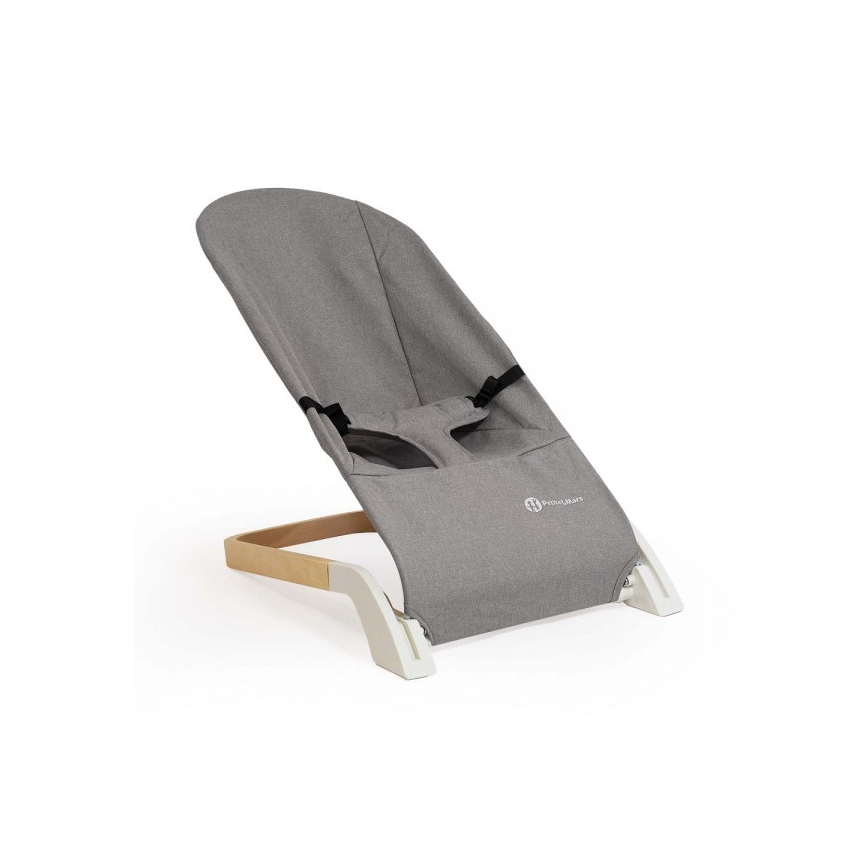 PETITE&MARS - Espreguiçadeira para bebé CALMY cinzento