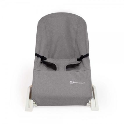 PETITE&MARS - Espreguiçadeira para bebé CALMY cinzento