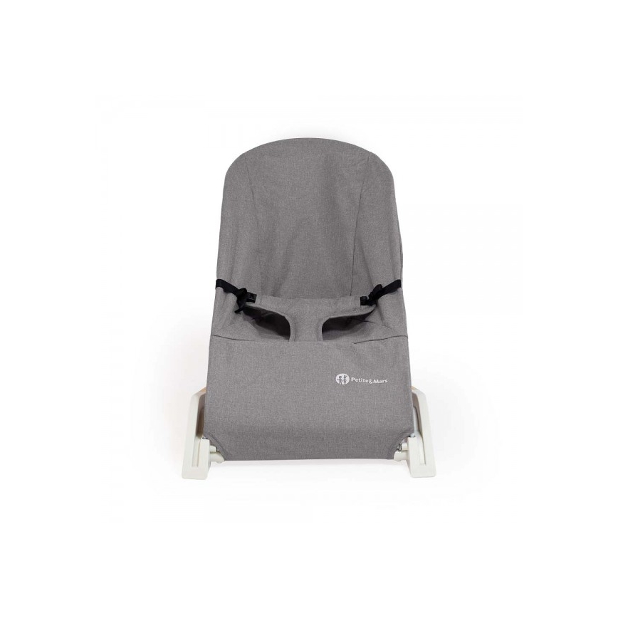 PETITE&MARS - Espreguiçadeira para bebé CALMY cinzento