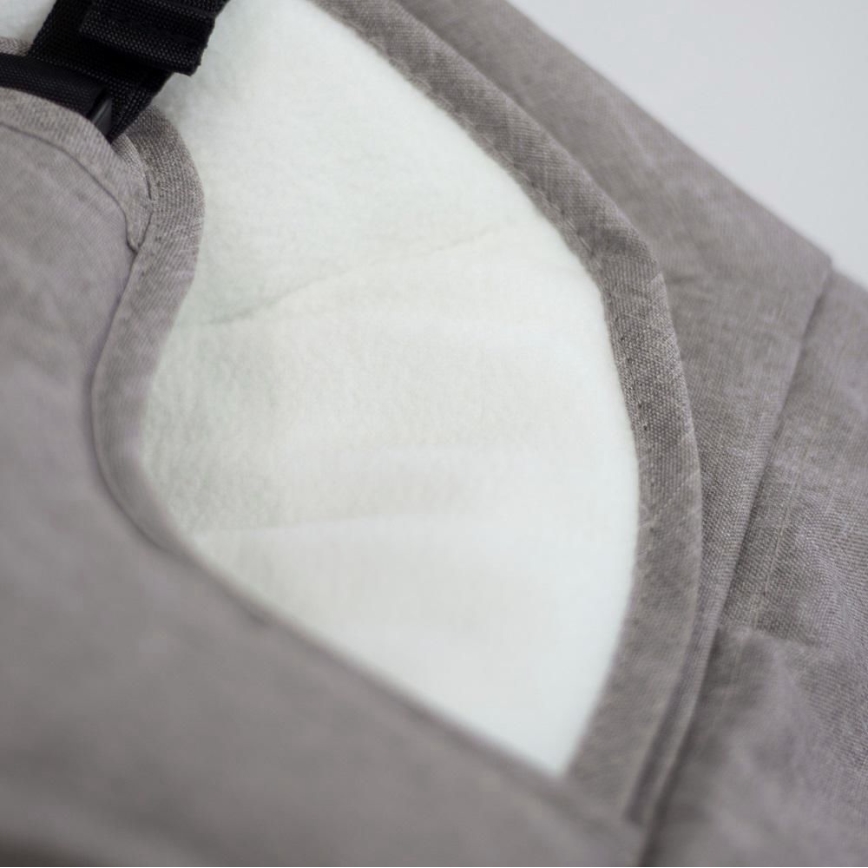 PETITE&MARS - Espreguiçadeira para bebé CALMY cinzento