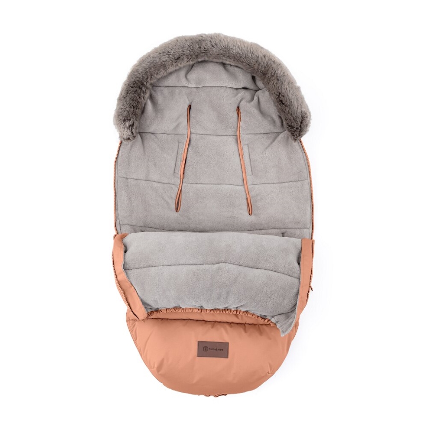 PETITE&MARS - Saco-cama 4 em 1 COMFY Pastel Peach laranja