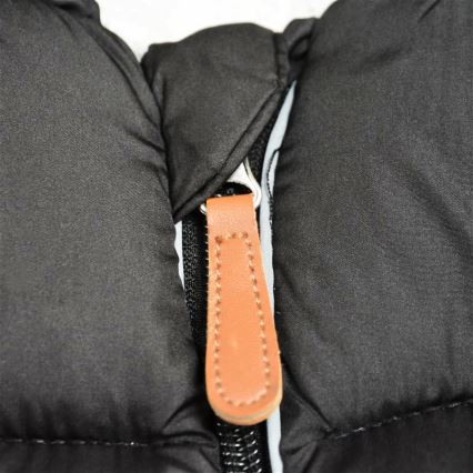 PETITE&MARS - CONJUNTO Saco de bebê 3 em 1 JIBOT + protetores de mãos para carrinho JASIE preto