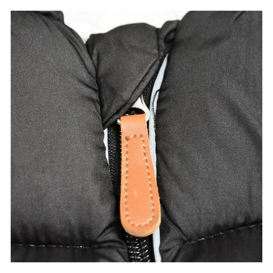 PETITE&MARS - CONJUNTO Saco de bebê 3 em 1 JIBOT + protetores de mãos para carrinho JASIE preto