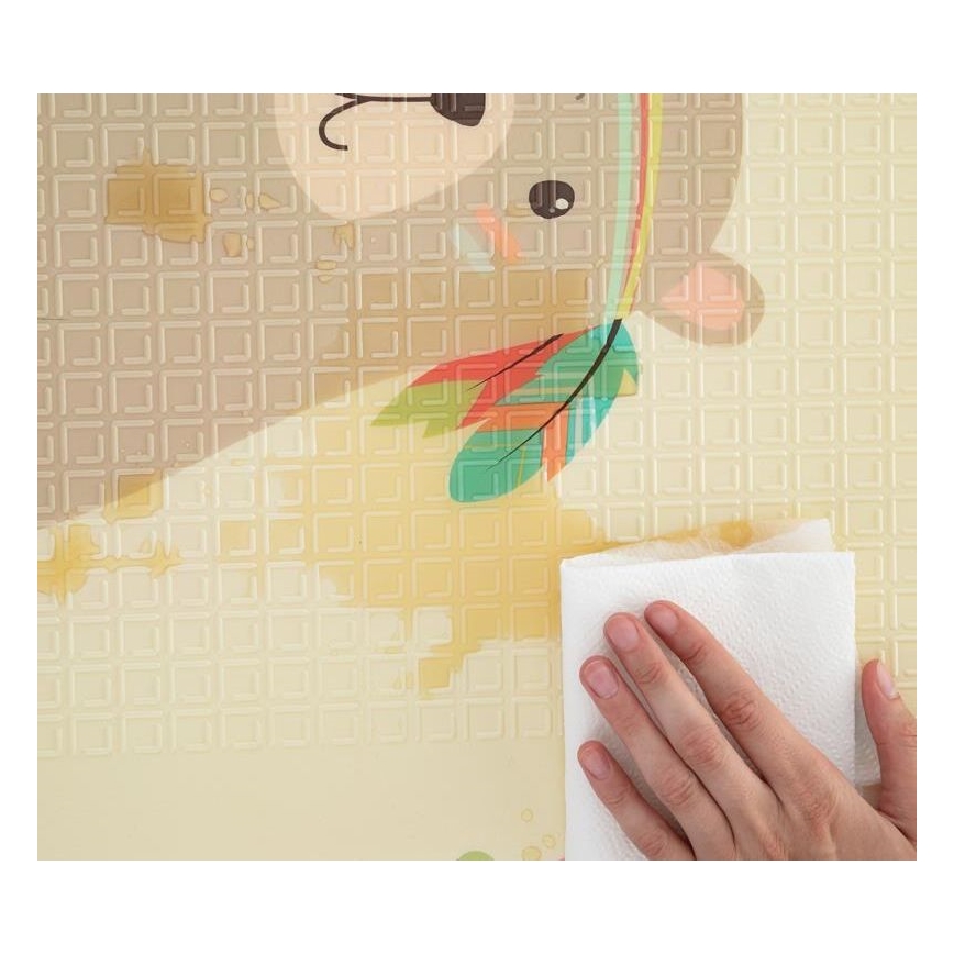 PETITE&MARS - Tapete de brincar dobrável CAMPY ELEPHANT&FOX