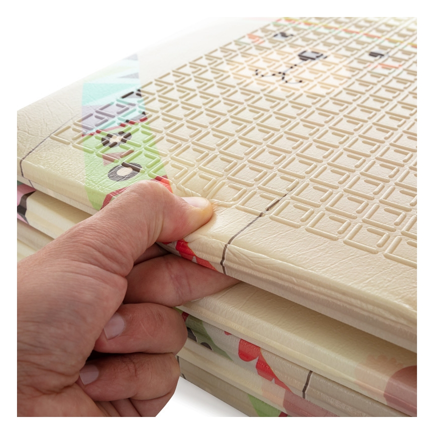 PETITE&MARS - Tapete de brincar dobrável CAMPY ELEPHANT&FOX