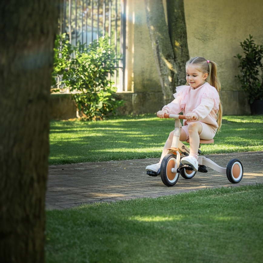 PETITE&MARS - Triciclo de criança 5em1 TURBO Desert Sand