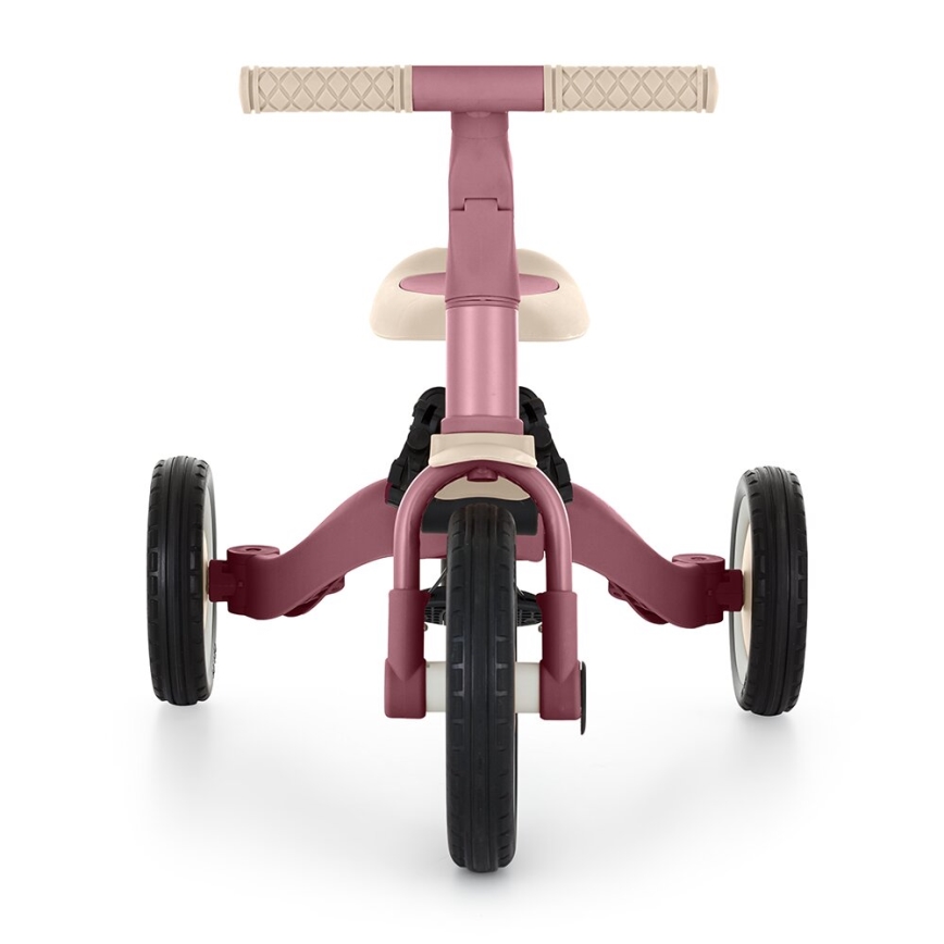 PETITE&MARS - Triciclo de criança 5em1 TURBO Dusty Rosa